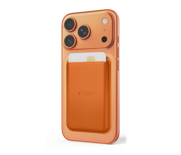 Tech-Protect Magwallet Magsafe Universal Card Holder Orange - 1608012 - zdjęcie